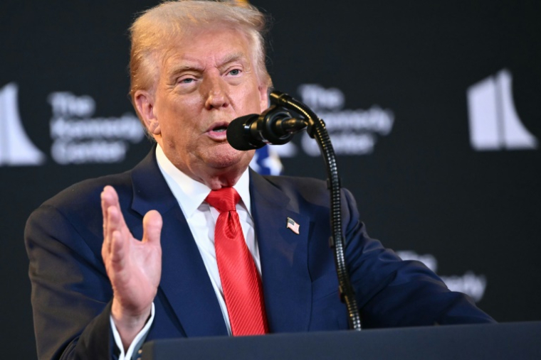Donald Trump le 13 août au Kennedy center de Washington ( AFP / Mandel NGAN )
