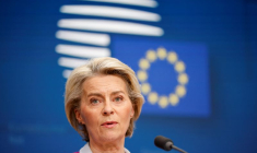 Photo de la présidente de la Commission européenne, Ursula von der Leyen