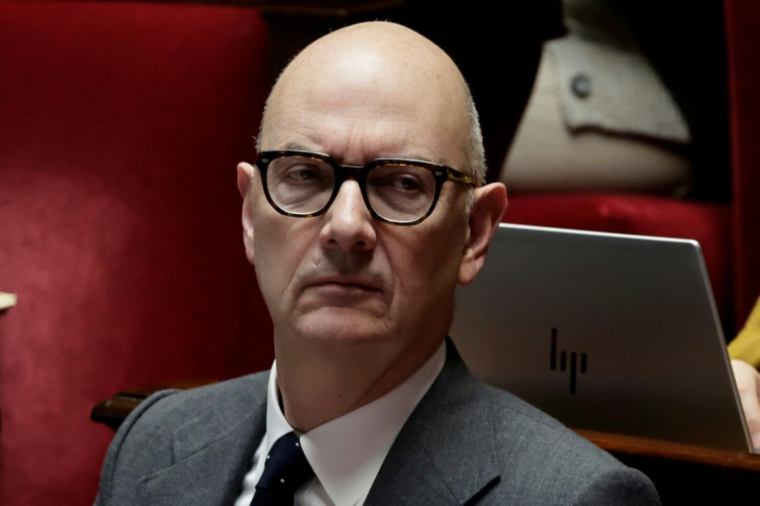 Le ministre de l'Economie et des Finances, Roland Lescure, à l'Assemblée nationale, à Paris, le 27 octobre 2025 ( AFP / STEPHANE DE SAKUTIN )