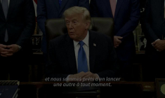 Trump prêt à frapper à nouveau l'Iran "à tout moment"