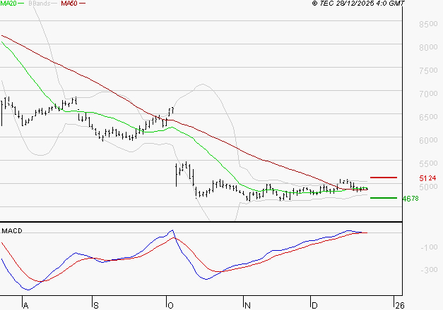 SEB SA : Attendre un test du support