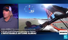 Planche à voile : la légende Antoine Albeau vise un nouveau record de vitesse