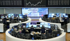 Graphique de l'indice boursier allemand DAX (Deutscher Aktienindex) à la Bourse de Francfort