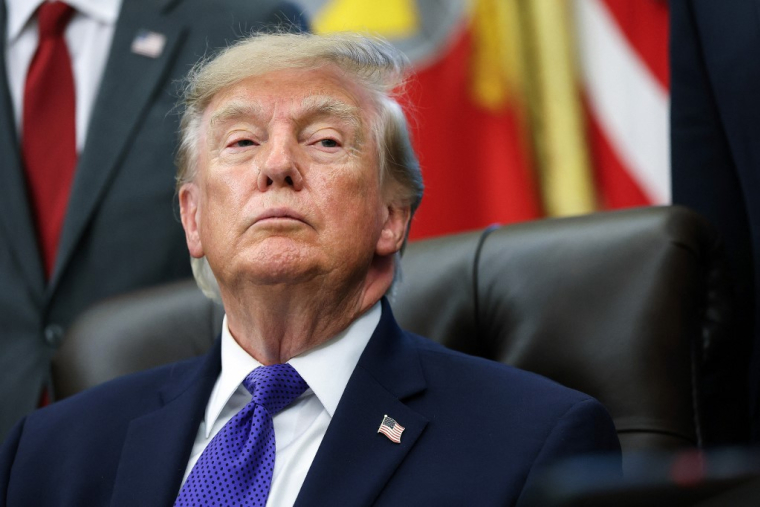 Donald Trump à Washington, aux États-Unis, le 28 septembre 2026. ( GETTY IMAGES NORTH AMERICA / KEVIN DIETSCH )