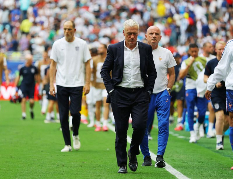 Le sélectionneur de l'équipe de France Didier Deschamps
