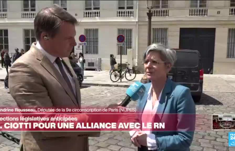 Législatives anticipées en France : "Eric Ciotti trahi tout, même le nom de son parti"