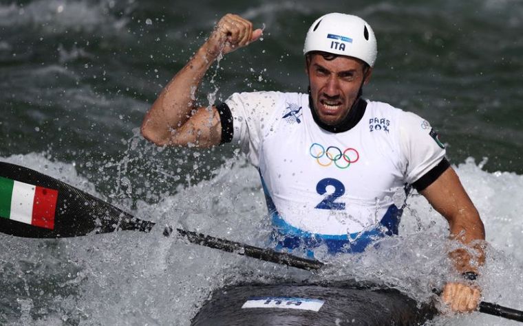 JO - 2024 - Kayak (H) - Giovanni De Gennaro remporte la médaille d'or