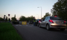 Mobilisations du 17 octobre: barrage filtrant de gilets jaunes à Rennes