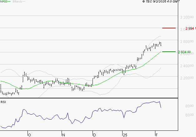 HERMES INTERNATIONAL : Le surachat incite à la prudence à court terme