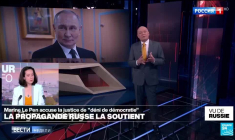 Après sa condamnation, Marine Le Pen soutenue par la propagande russe