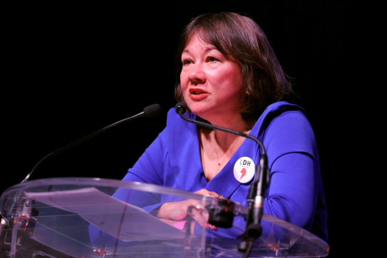 Nathalie Tehio, présidente de la LDH, le 4 février 2026 à Montreuil, près de Paris ( AFP / Thomas SAMSON )