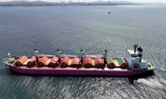 Le TK Majestic transporte des céréales dans le cadre de l'initiative des Nations unies pour les céréales de la mer Noire