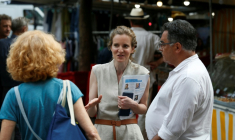 Nathalie Kosciusko-Morizet à Paris le 15 juin 2017 ( AFP / GEOFFROY VAN DER HASSELT )
