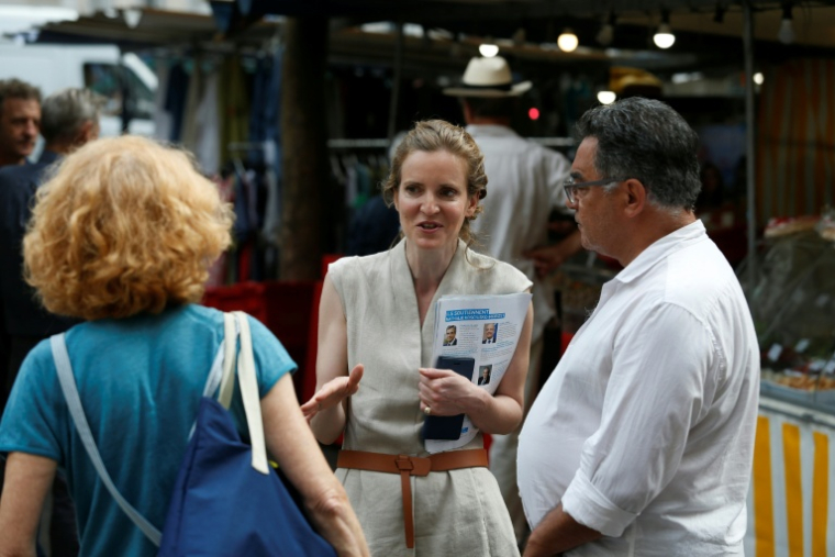 Nathalie Kosciusko-Morizet à Paris le 15 juin 2017 ( AFP / GEOFFROY VAN DER HASSELT )