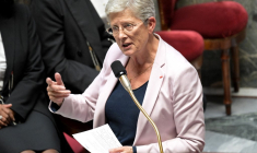 Geneviève Darrieussecq, ministre de la Santé et de l'accès aux soins, à l'Assemblée nationale le 29 octobre 2024. ( AFP / BERTRAND GUAY )