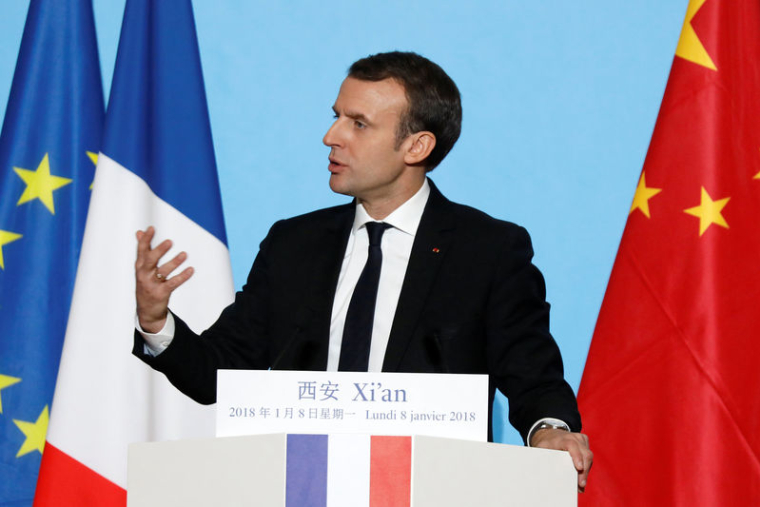 MACRON DÉFEND UNE NOUVELLE ROUTE DE LA SOIE PARTAGÉE AVEC LA CHINE