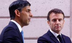 Emmanuel Macron et Rishi Sunak à Paris