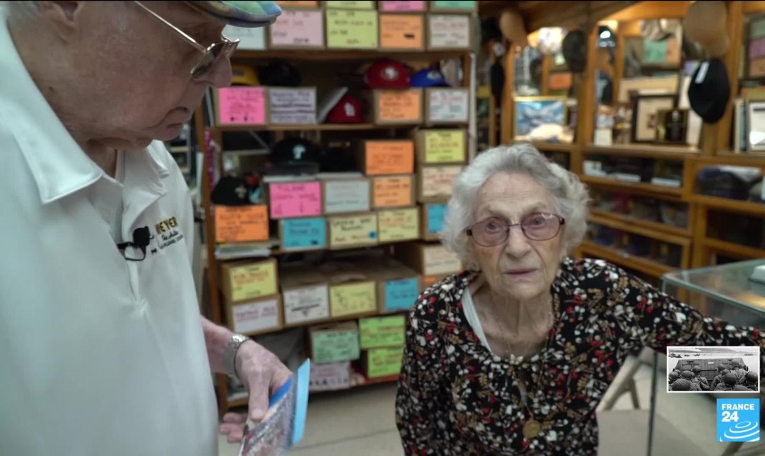 Samuel Meyer, un vétéran américain de 99 ans, raconte son souvenir du "D-Day"