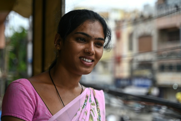 Bhukya Ahalya à Hyderabad le 27 août 2026 ( AFP / Noah SEELAM )