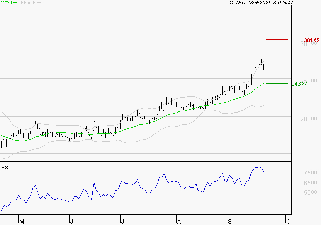 KERING : Risque de correction sous les résistances