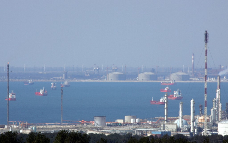 Le terminal de Fos-sur-Mer. (illustration) ( AFP / BORIS HORVAT )