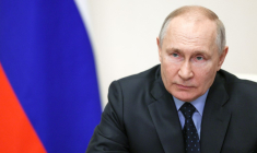 Vladimir Poutine, le 29 mars 2023, à Moscou ( SPUTNIK / GAVRIIL GRIGOROV )