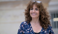 La députée Caroline Yadan à Paris le 8 juillet 2024 ( AFP / Bertrand GUAY )