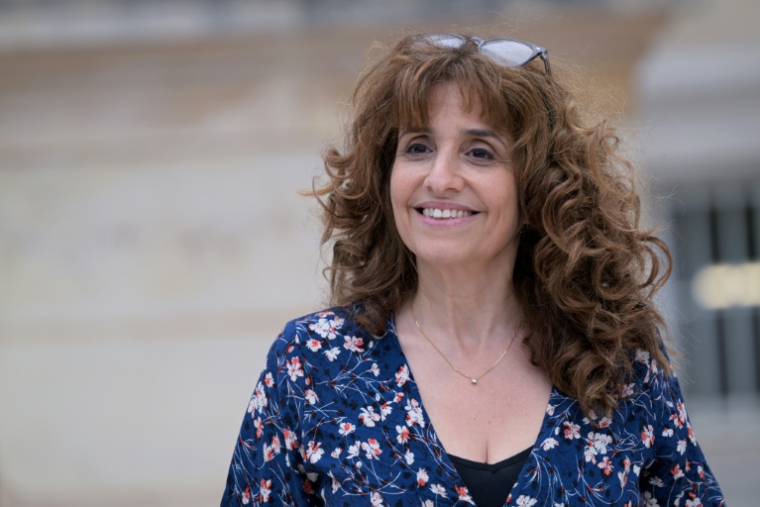 La députée Caroline Yadan à Paris le 8 juillet 2024 ( AFP / Bertrand GUAY )