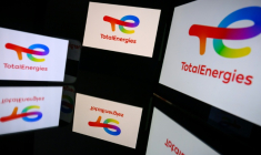 Le logo de TotalEnergies  ( AFP / Lionel BONAVENTURE )