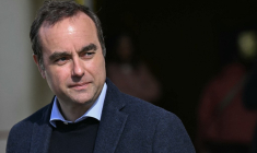 Sébastien Lecornu à Vernon, le 15 mars 2026. ( POOL / MARTIN LELIEVRE )