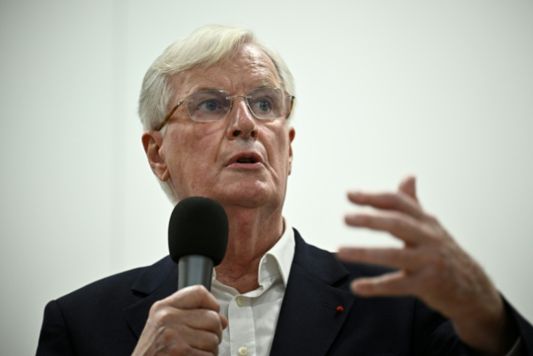 Michel Barnier le 4 septembre 2025, à Paris ( AFP / JULIEN DE ROSA )