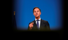 Le chef de l'Otan Mark Rutte, à Bruxelles, le 3 septembre 2025 ( AFP / Nicolas TUCAT )