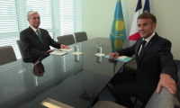 ONU : Emmanuel Macron rencontre le président du Kazakhstan Kassym-Jomart Tokaïev