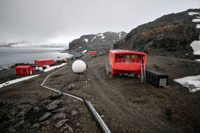 La base espagnole de Juan Carlos I en Antarctique le 26 janvier 2024 ( AFP / Juan BARRETO )