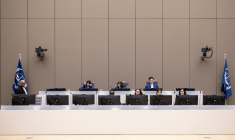 Les juges de la Cour pénale internationale à La Haye le 20 novembre 2024 ( ANP / Eva Plevier )