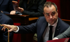 Le Premier ministre Sébastien Lecornu à l'Assemblée nationale, le 31 mars 2026 à Paris ( AFP / Anne-Christine POUJOULAT )