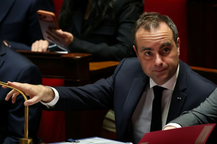 Le Premier ministre Sébastien Lecornu à l'Assemblée nationale, le 31 mars 2026 à Paris ( AFP / Anne-Christine POUJOULAT )