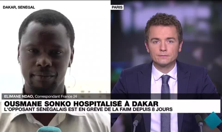 Ousmane Sonko hospitalisé à Dakar : l'opposant sénégalais est en grève de la faim depuis 8 jours