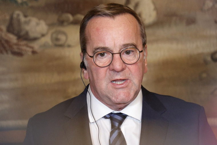 Le ministre allemand de la Défense, Boris Pistorius, le 6 novembre 2024 ( AFP / GEOFFROY VAN DER HASSELT )