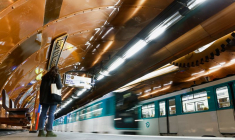 Une station du métro de Paris