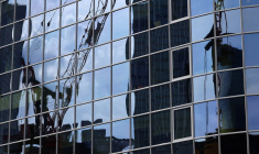 Chantiers de construction dans le centre de Francfort