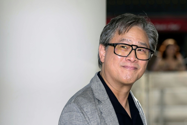Le président du jury du Festival de Cannes 2026, le réalisateur sud-coréen Park Chan-wook, le 11 mai 2026 à Cannes ( AFP / Sameer AL-DOUMY )