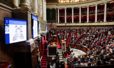 Débat parlementaire sur le projet de loi de financement de la Sécurité sociale pour 2026, à l'Assemblée nationale à Paris