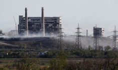 UKRAINE: ZELENSKY SE DIT PRÊT À MAINTENIR LA TRÊVE À L'USINE AZOVSTAL