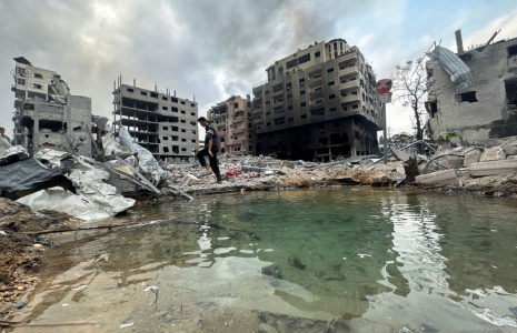 Aftermath of Israeli strikes