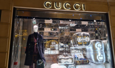 Boutique Gucci, dans le quartier de La Madeleine, Ã  Paris. (crédit photo :  / L. Grassin )