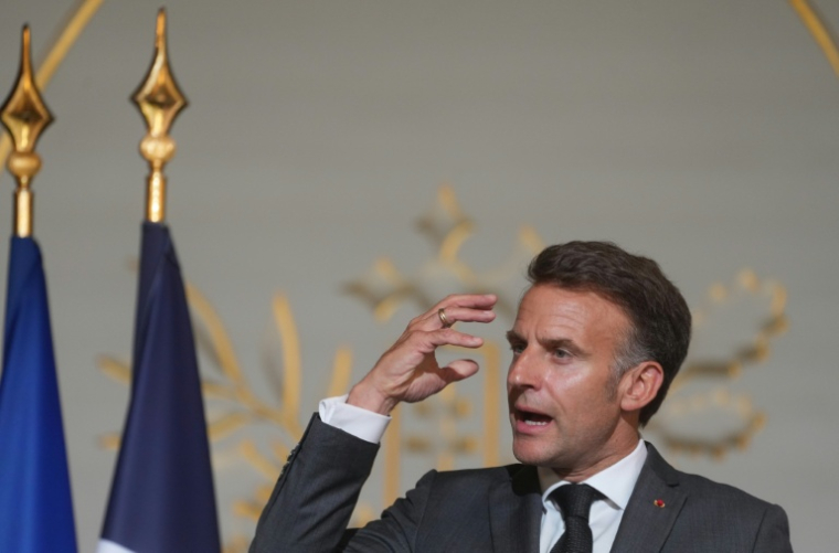 Le président de la République Emmanuel Macron le 21 mai 2026 à Paris ( POOL / Thibault Camus )