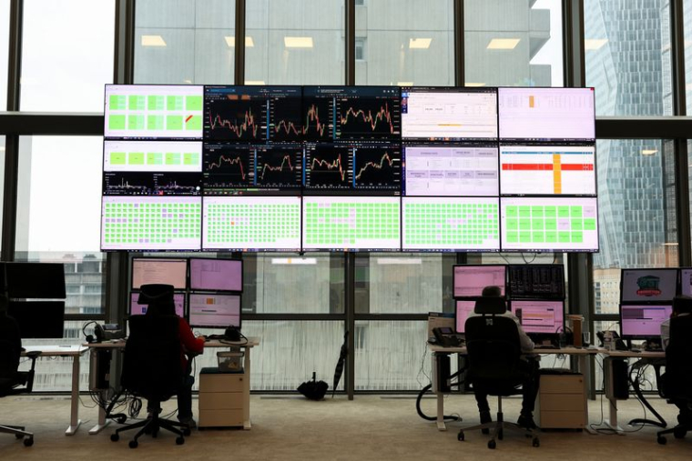 Bourse Euronext dans le quartier d'affaires de La Défense à Paris