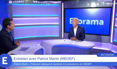 Patrick Martin (Medef) : "Je veux un Medef ambitieux pour la France !"