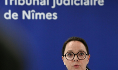 La procureure de Nîmes, Cécile Gensac, le 2 mai 2025 à Nîmes ( AFP / Sylvain THOMAS  )